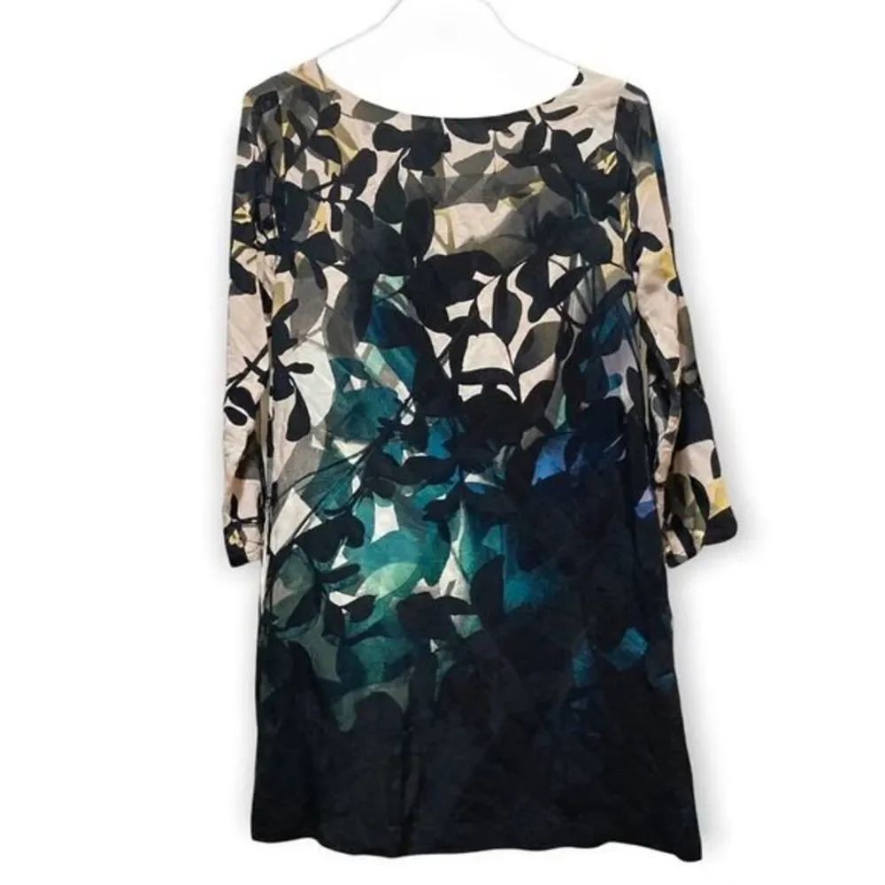 ANTHROPOLOGIE Maeve Shaded Garden Shift Dress Mini XS - Picture 3 of 7